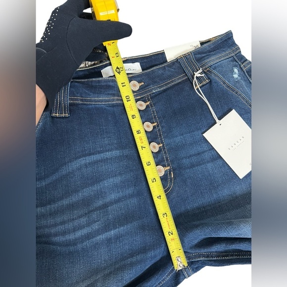 Kancan Dark Wash High Rise Flare Jeans - Picture 16 of 17